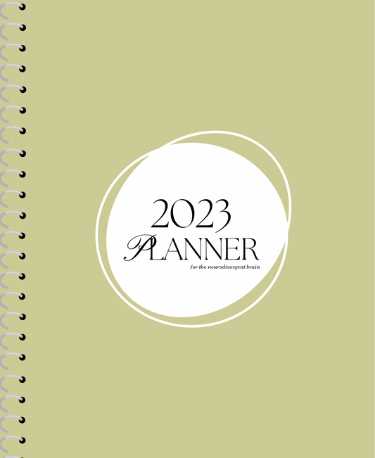 2023 Planner in Sage Green