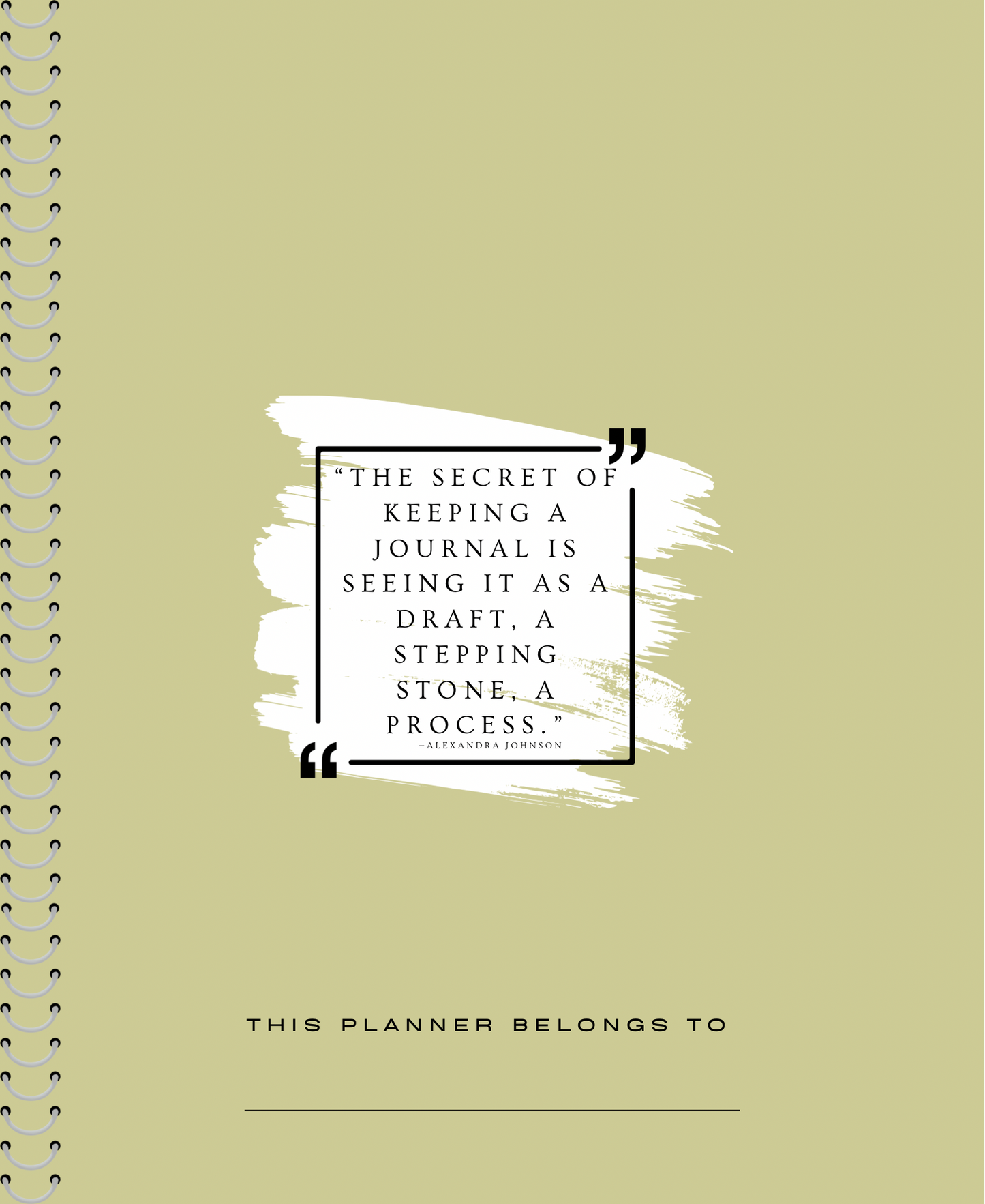 2023 Planner in Sage Green